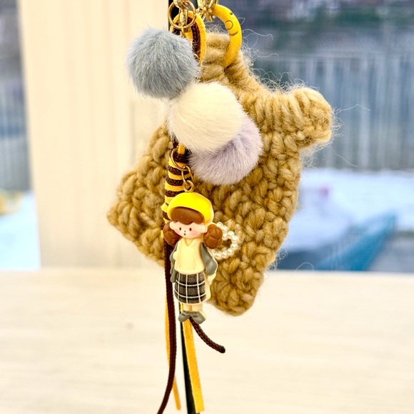 Crochet Dress with Leather braided cord & beads - Picture 2 of 2